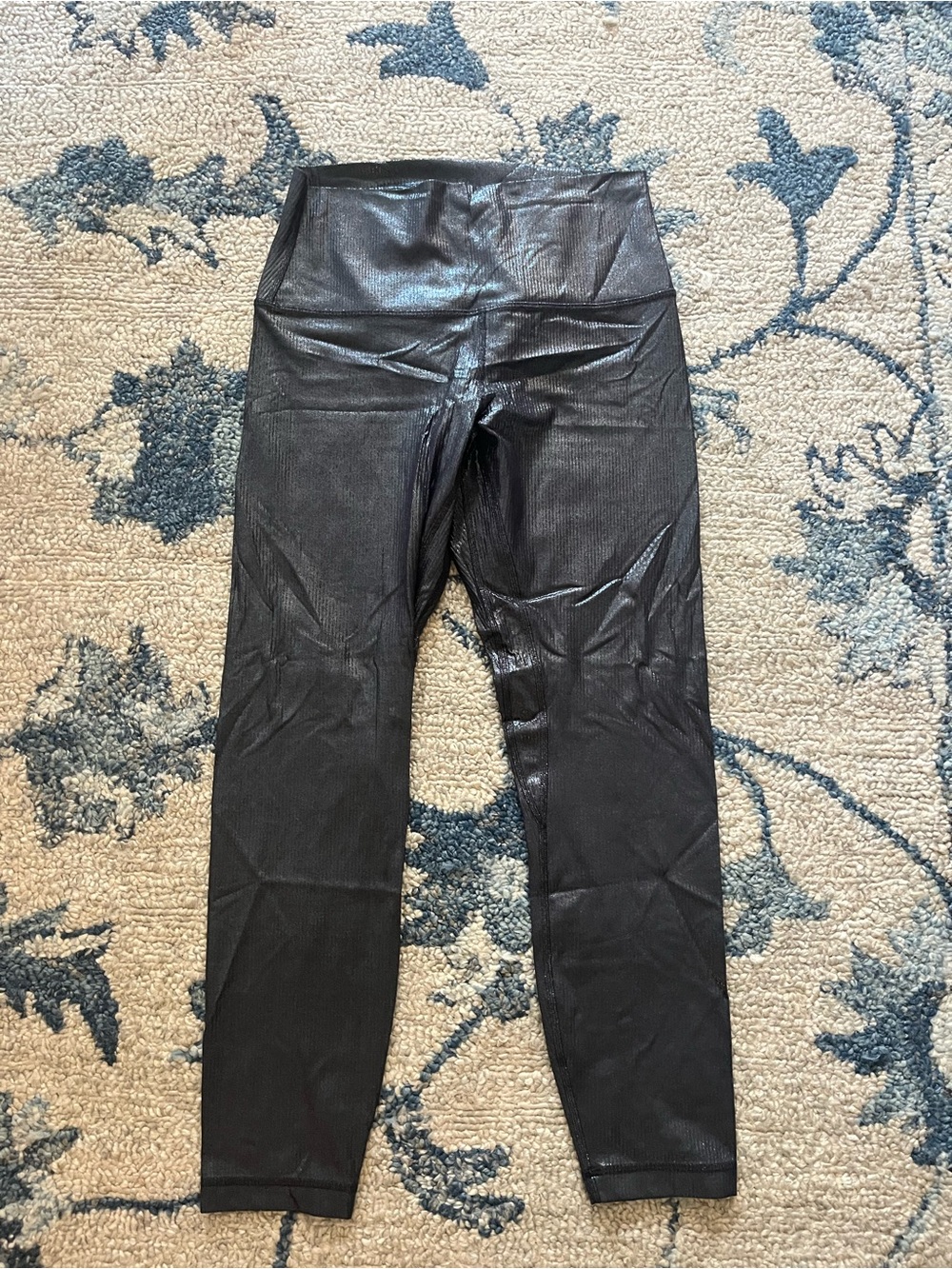 lululemon athletica Shiny Black High-Rise Leggings